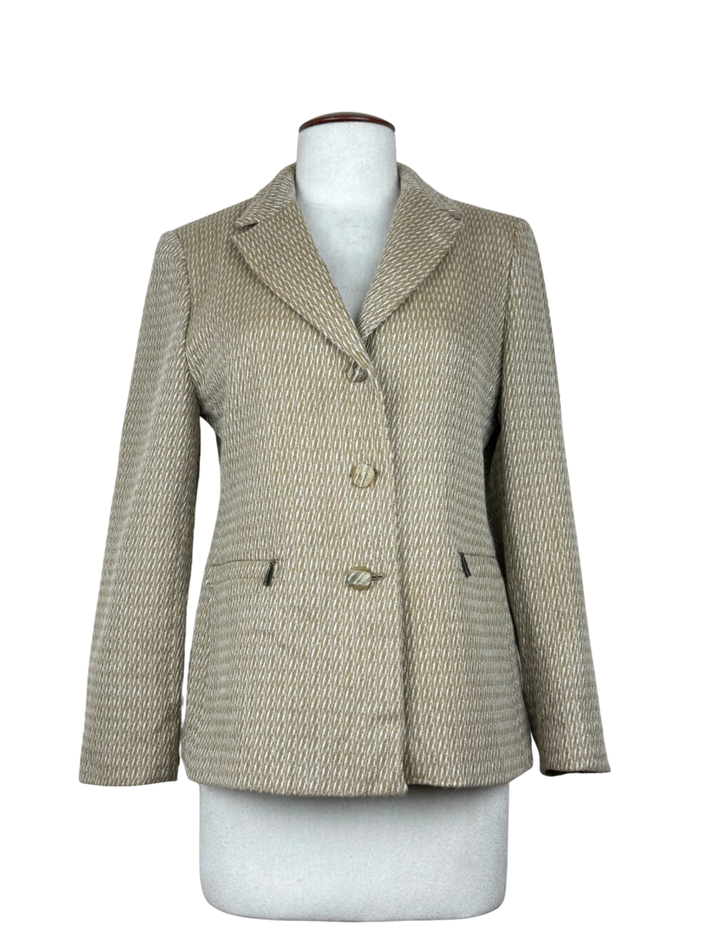 UK Imported secondhand Women Bolero Coatt - Fashion SA brand, Brown Lana Wool, Premium condition, for Womens - Online Thrift Store Peshawar Pakistan