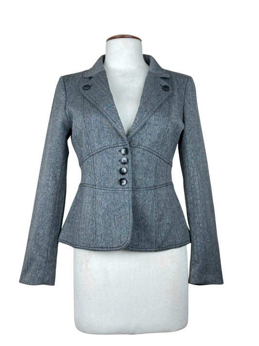 Secondhand Branded Women Bolero Coatt by Next, Grey Polyester fabric, Premium Plus condition, for Womens - Online Thrift Shop Karachi Pakistan