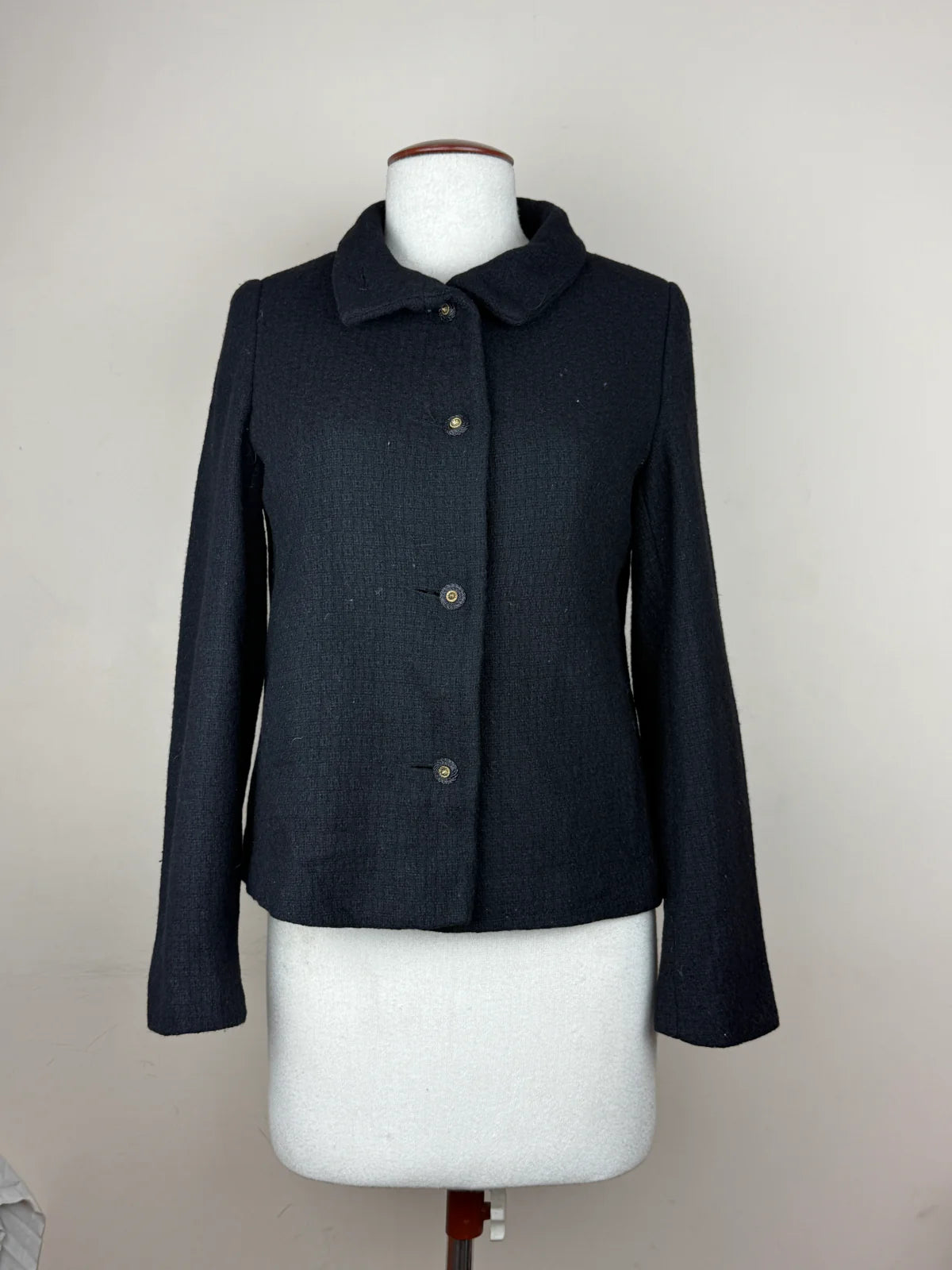 Secondhand Branded Women Bolero Coat by Papaya, Black Polyester fabric, Premium condition, for Womens - Online Thrift Shop Lahore Pakistan