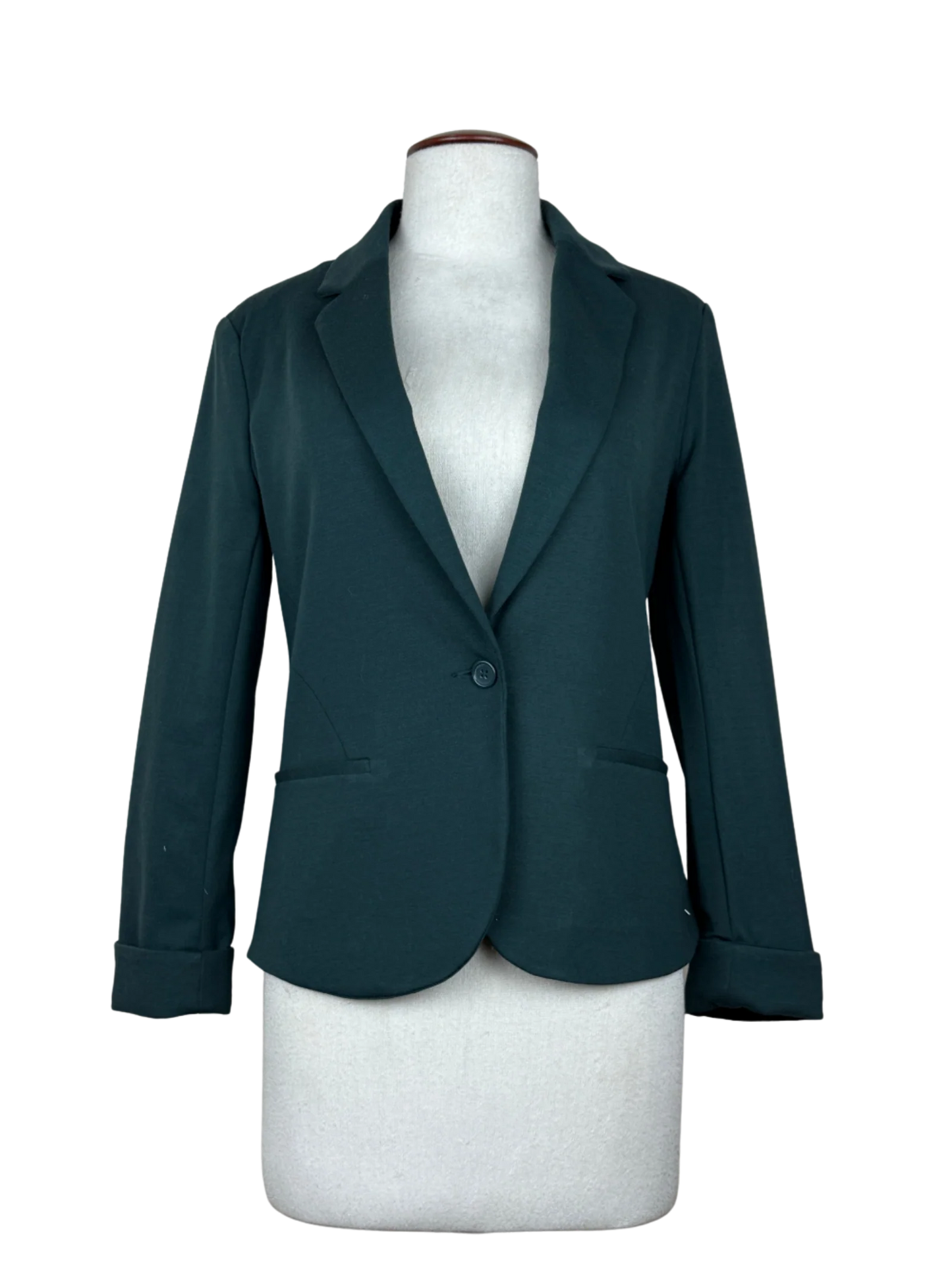 Shop Premium Women Bolero Coatt by New Look | Preloved Branded Clothes | Green Polyester | Womens | OTS Thrift Store Lahore Pakistan