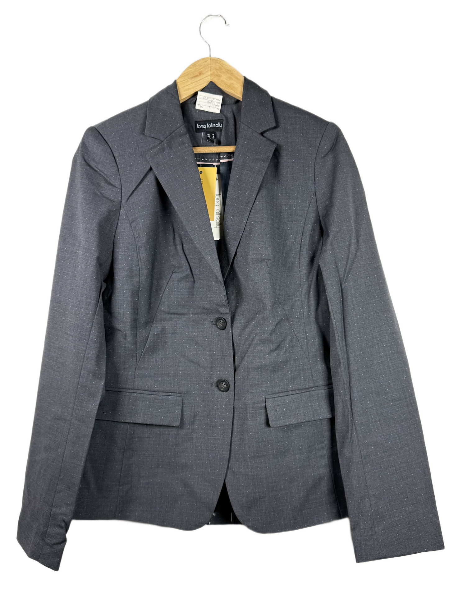 Preloved PREMIUM PLUS Bolero Coat by LONG TALL SALLY, GREY ACRYLIC for Women - OTS Thrift Shop Islamabad Pakistan