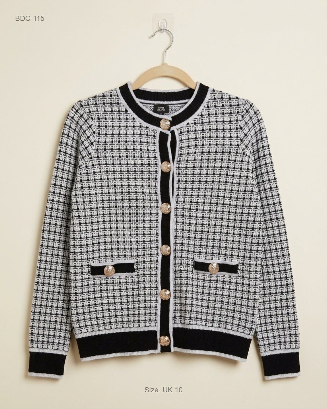 Secondhand Branded Button Down Cardigans by River Island, Multi Polyester fabric, Premium condition, for Women - Online Thrift Shop Karachi Pakistan