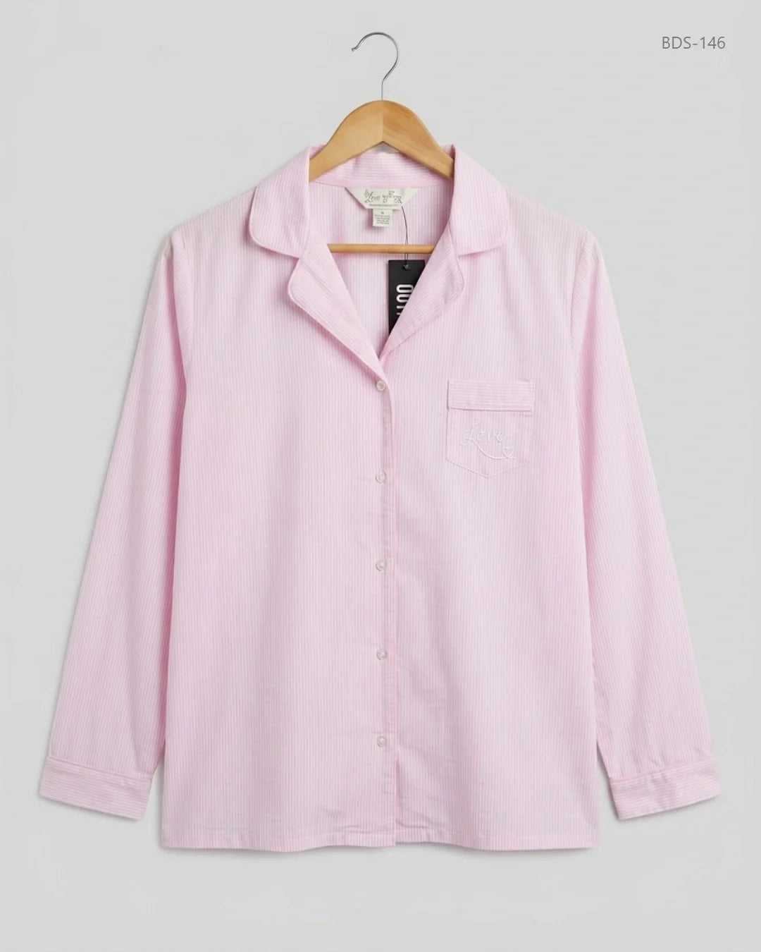 Button Down Shirt | LOVE TO LOUNGE | Preloved Branded | Pink Cotton | Premium | OTS Thrift Store Islamabad Pakistan