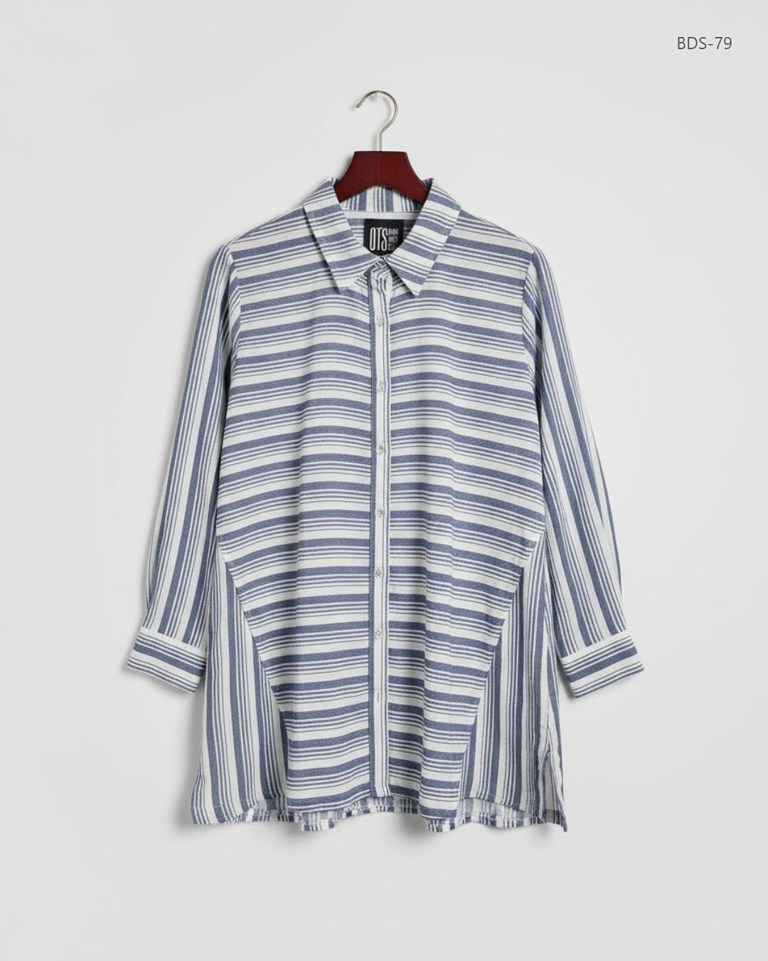 Premium Condition Button Down Shirt | Preloved ADINI | White Cotton | Thrift Shop for Women Peshawar Pakistan | OTS