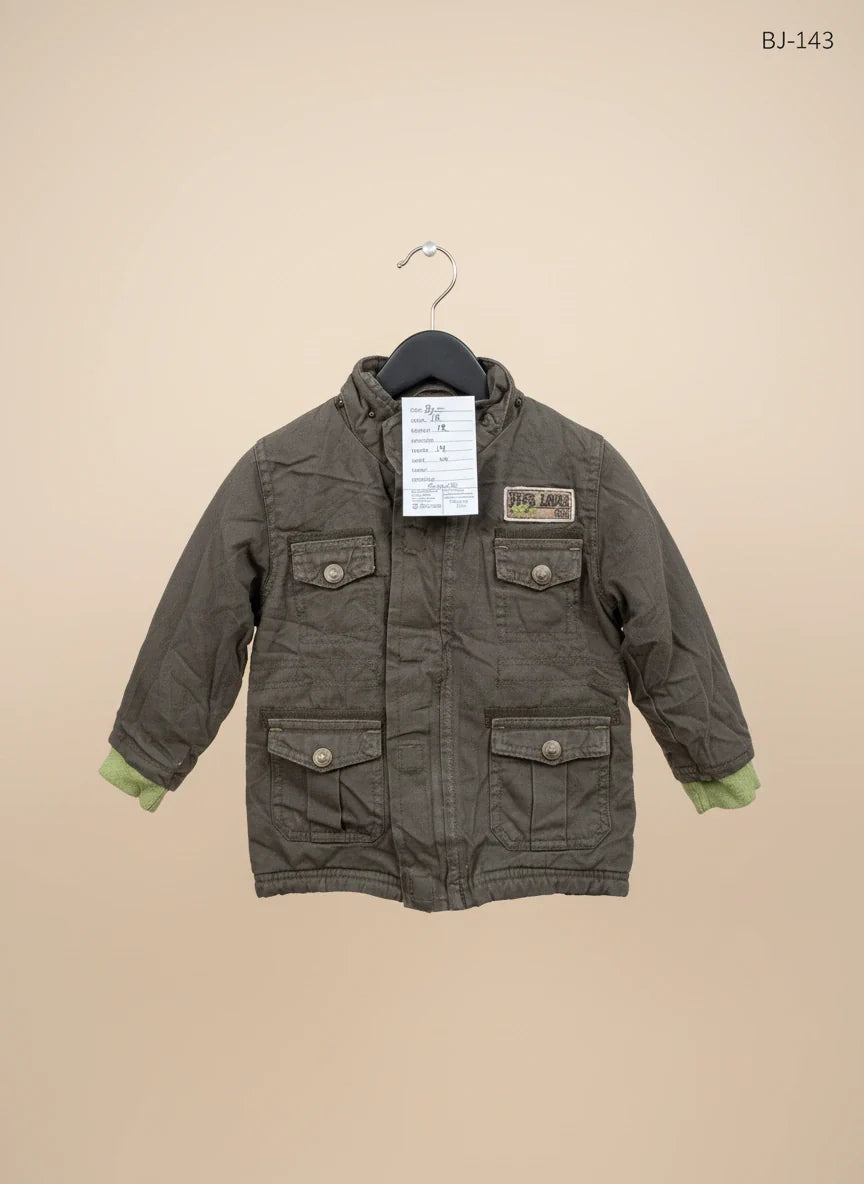 Good Condition Winter Boys Jackets | Preloved Dopo Dopo Mini | Green Polyester | Thrift Shop for Boys Islamabad Pakistan | OTS