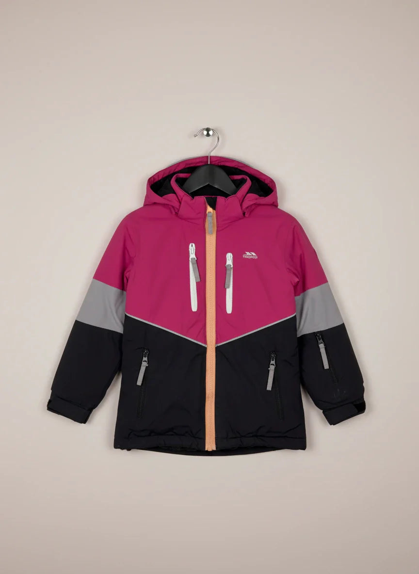 Shop Excellent Winter Boys Jackets by Trespass | Preloved Branded Clothes | black&pink Polyester | Boys | OTS Thrift Store Karachi Pakistan