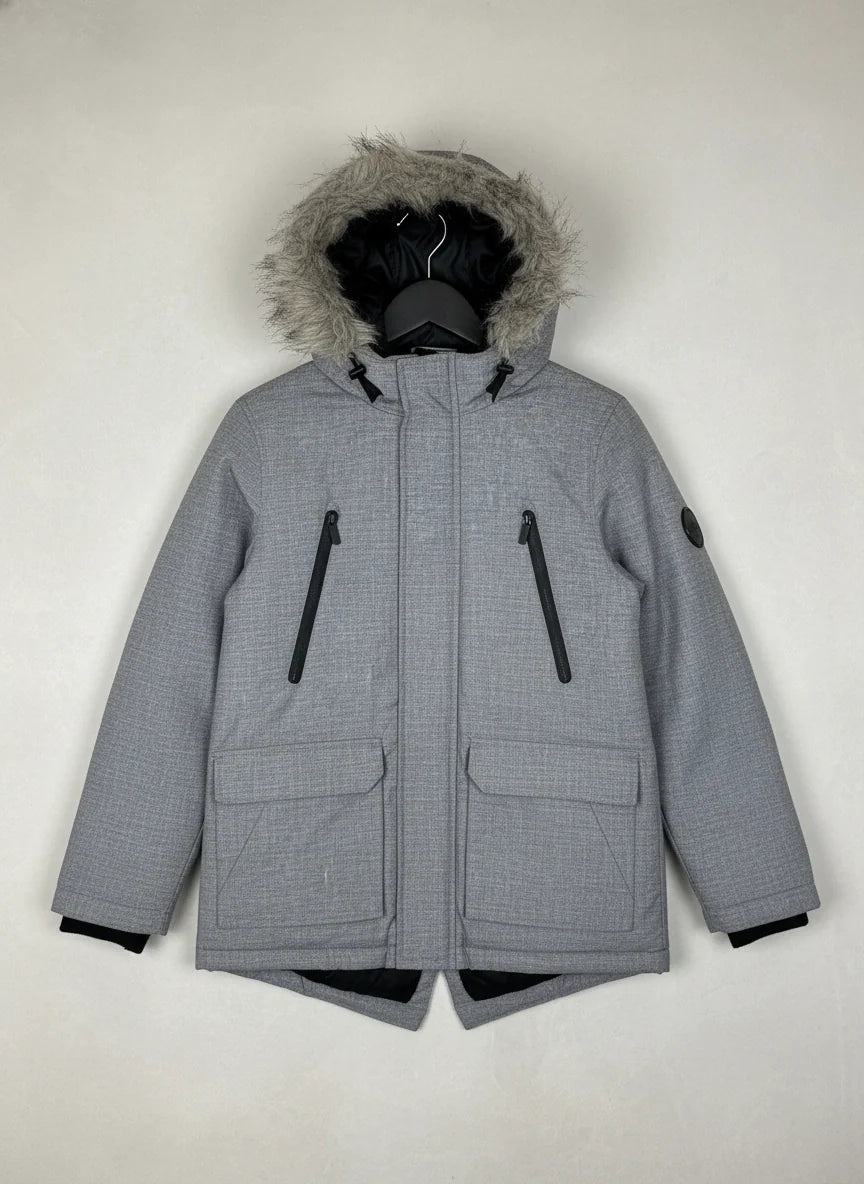 Premium Condition Winter Boys Jackets | Preloved Primark | Grey Polyester | Thrift Shop for Boys Islamabad Pakistan | OTS