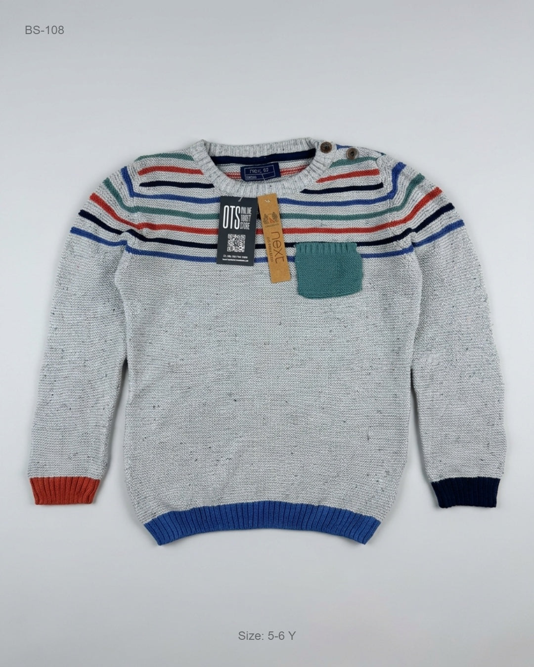 Premium Condition Boys Sweaters | Preloved Next | Grey Cotton | Thrift Shop for Peshawar Pakistan | OTS