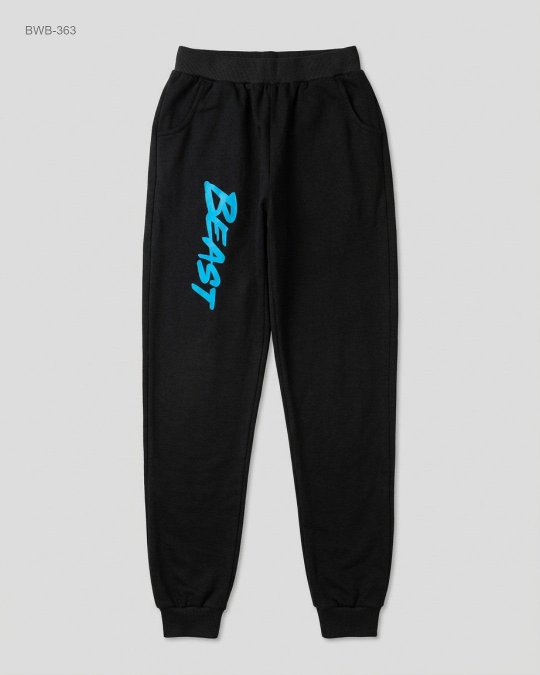 UNKNOWN Black Graphic Joggers buy preloved clothing online Pakistan