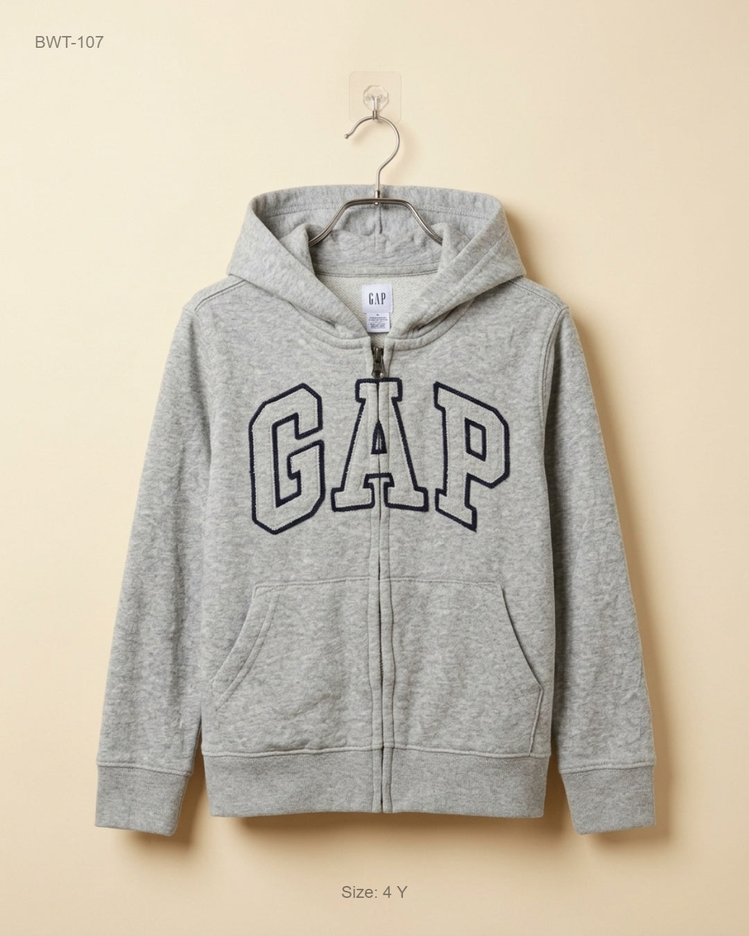 UK Imported secondhand Boys Winter Tops - GAP brand, Grey Cotton, Premium condition, for Boys - Online Thrift Store Karachi Pakistan