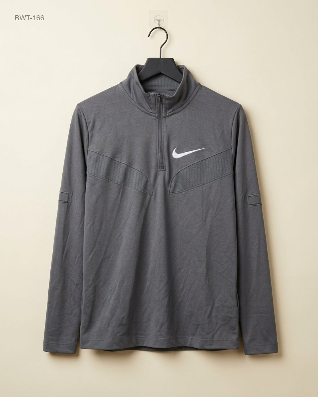 Boys Winter Tops | Nike | Preloved Branded | Dark Grey Polyester | Premium | OTS Thrift Store Lahore Pakistan