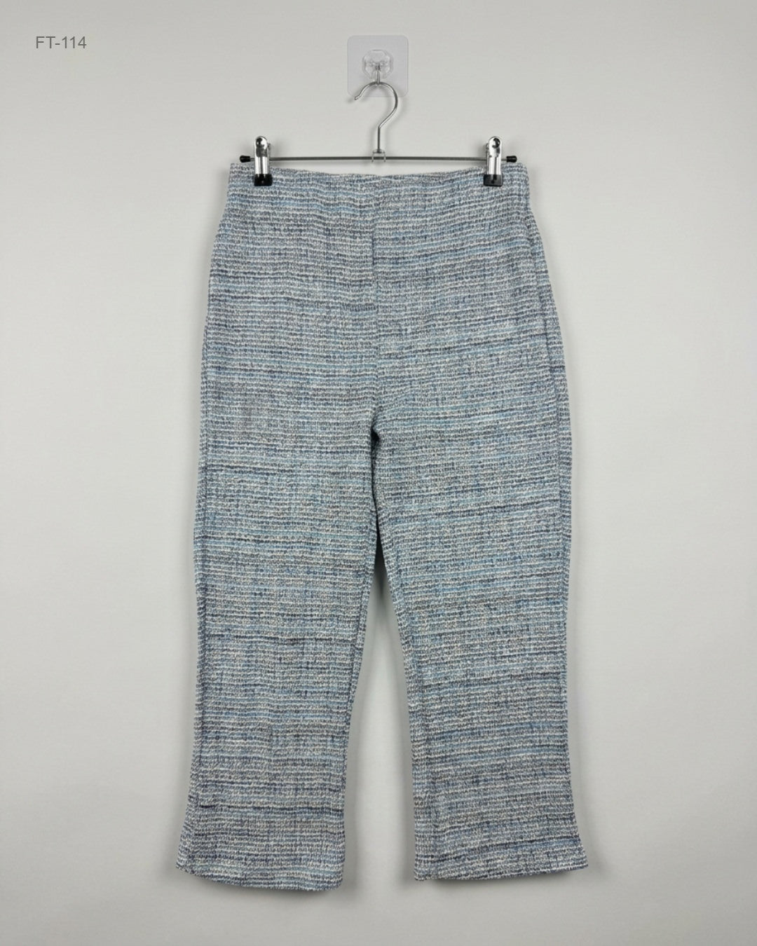 Shop Excellent Flapper Trousers by FASHION NOVA | Preloved Branded Clothes | BLUE Polyester | Women | OTS Thrift Store Karachi Pakistan