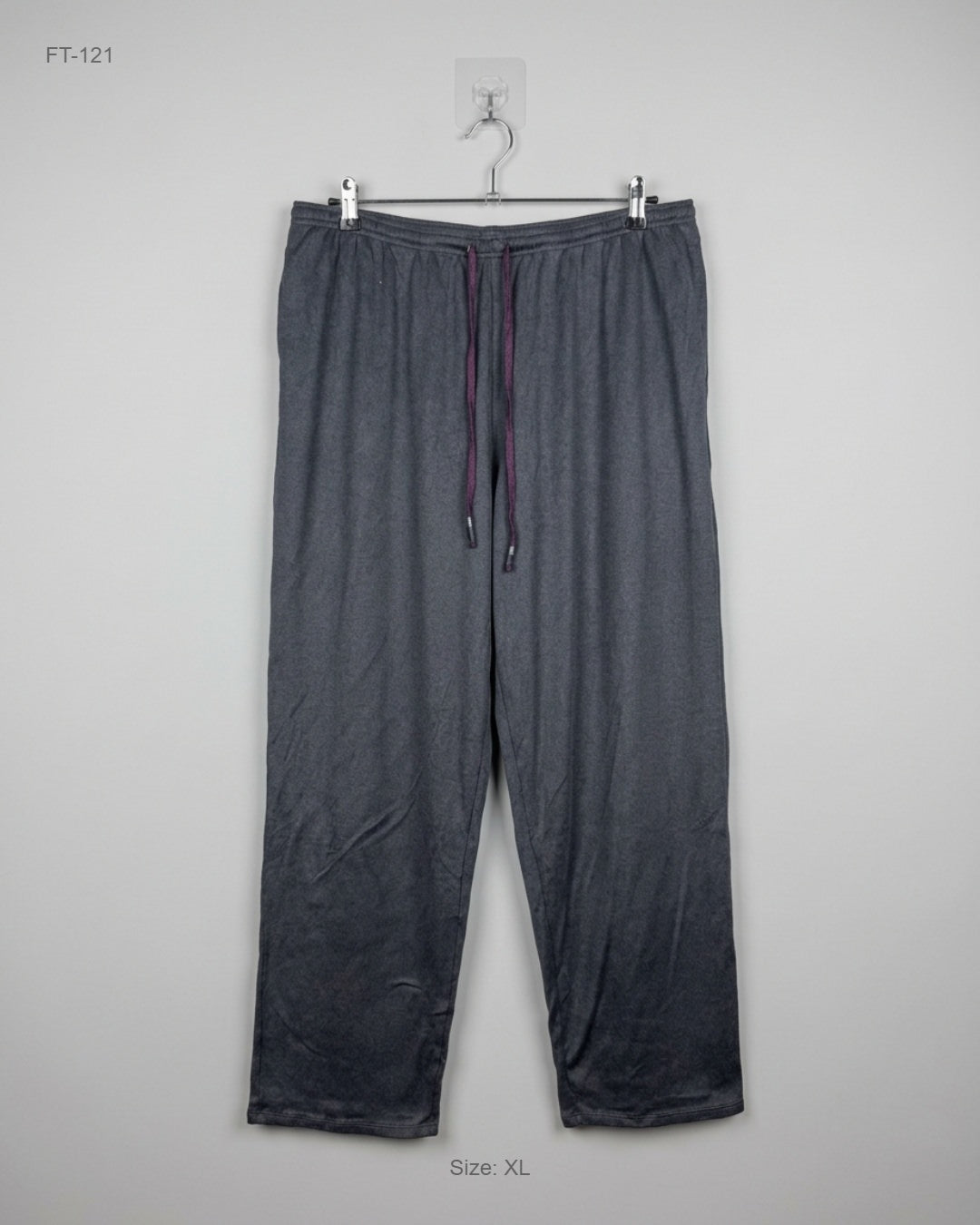 Flapper Trousers | UNKNOWN | Preloved Branded | GREY Polyester | Premium | OTS Thrift Store Peshawar Pakistan