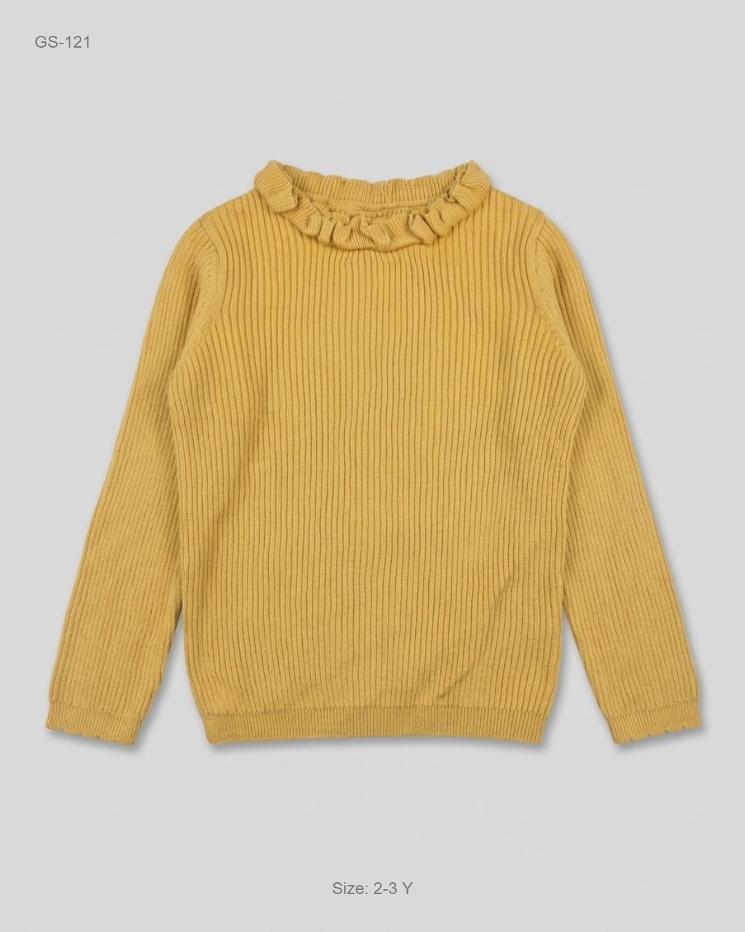 UK Imported secondhand Girls Sweaters - George brand, Yellow Cotton, Premium condition, for Girls - Online Thrift Store Peshawar Pakistan