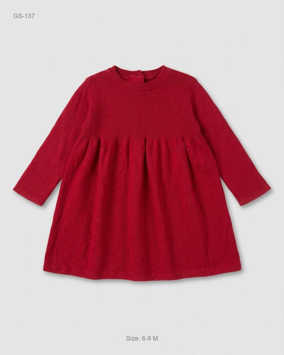 Preloved Premium Girls Sweaters by George, Red Polyester for Girls - OTS Thrift Shop Islamabad Pakistan