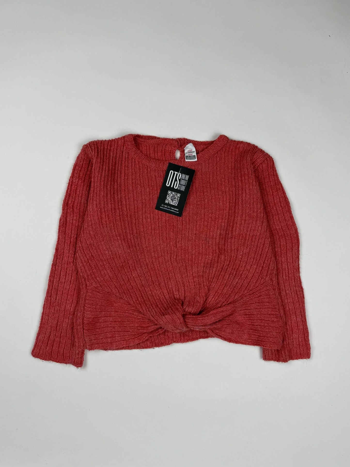 UK Imported secondhand Girls Sweaters - LC WAIKIKI brand, Pink Wool, Premium condition, for Girls - Online Thrift Store Karachi Pakistan