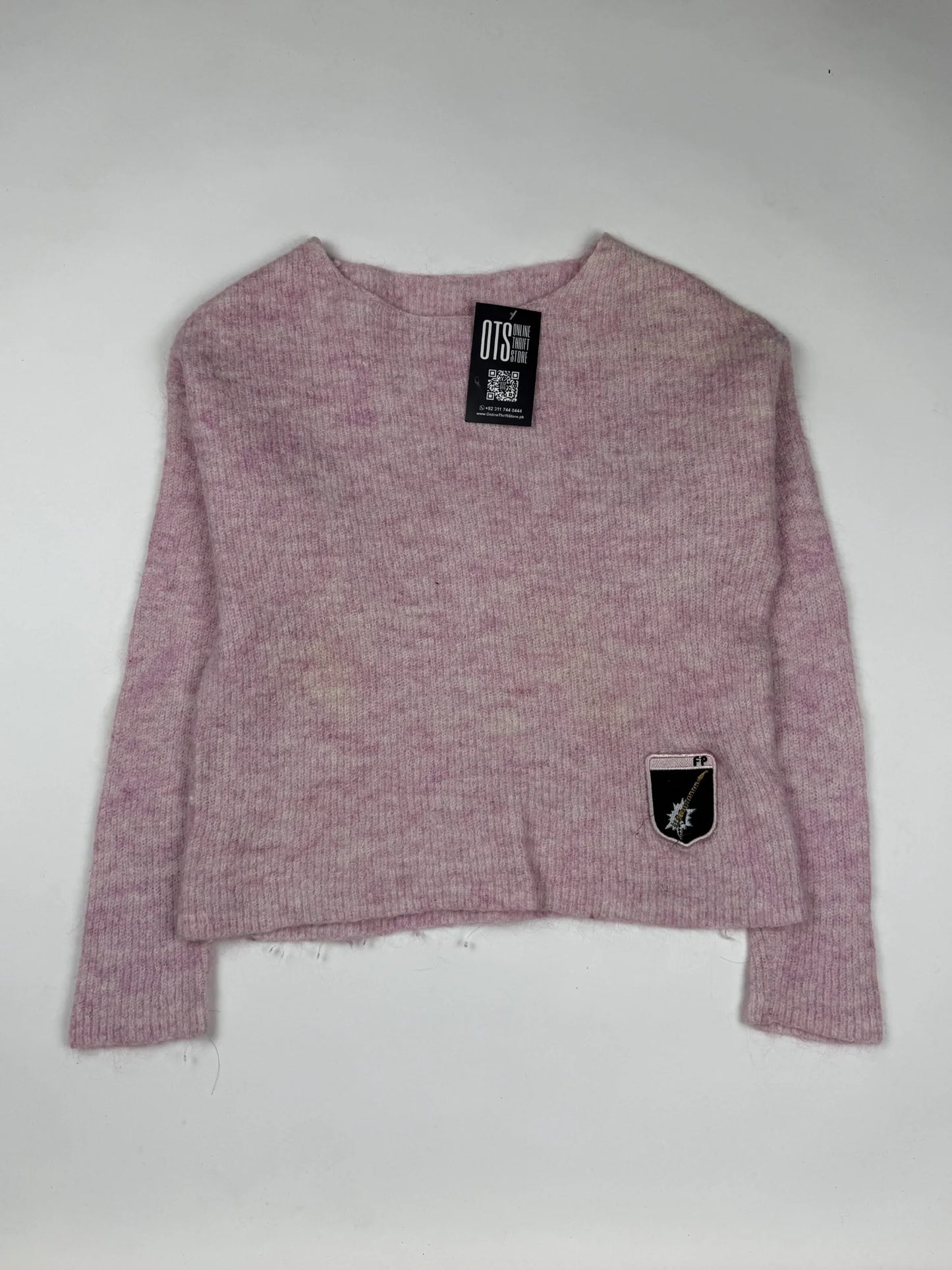 Secondhand Branded Girls Sweaters by Cut label, Pink Wool fabric, Premium condition, for Girls - Online Thrift Shop Karachi Pakistan