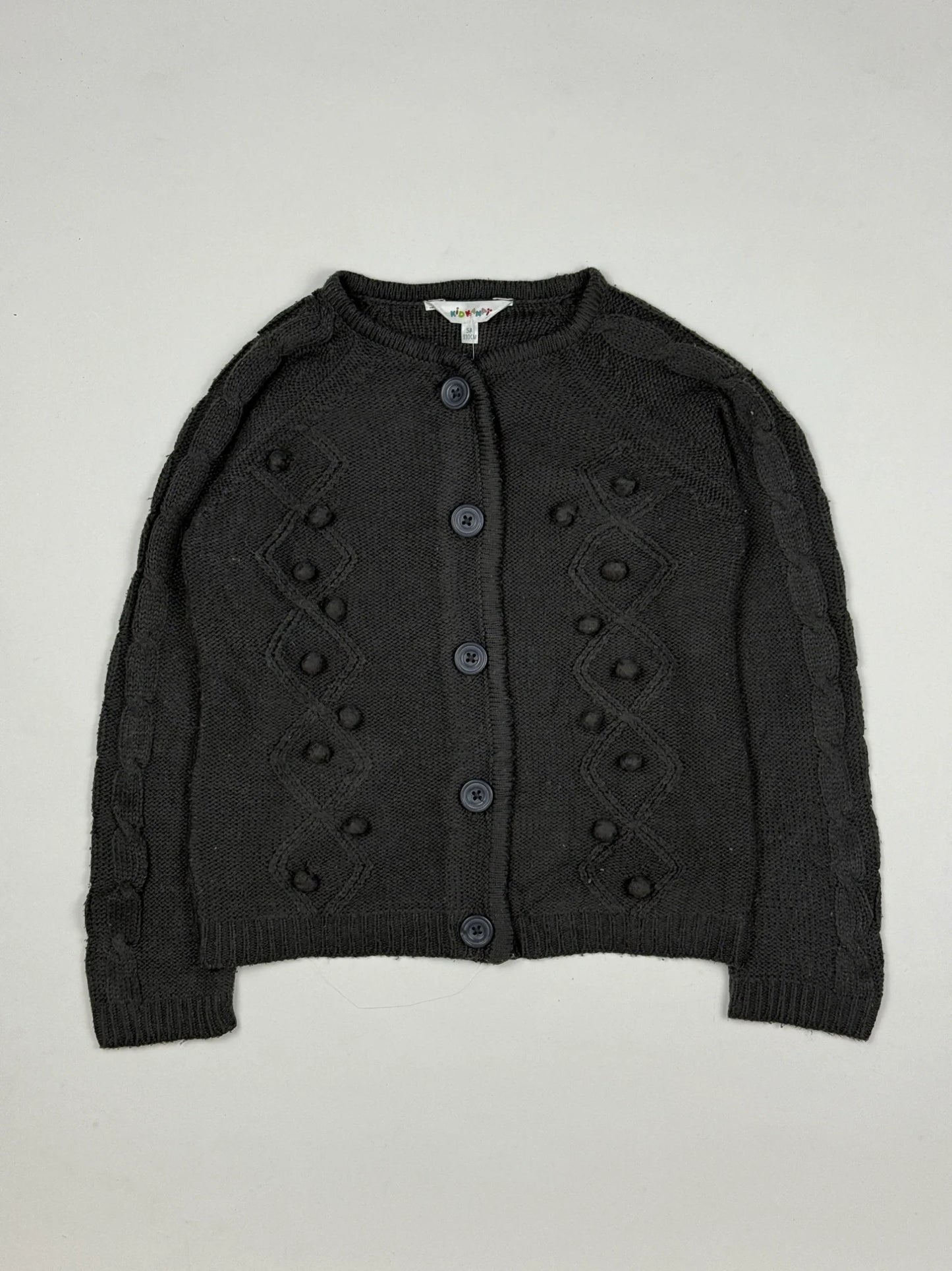UK Imported secondhand Girls Sweaters - KIdanat brand, Black Acrylic, Excellent condition, for Girls - Online Thrift Store Lahore Pakistan