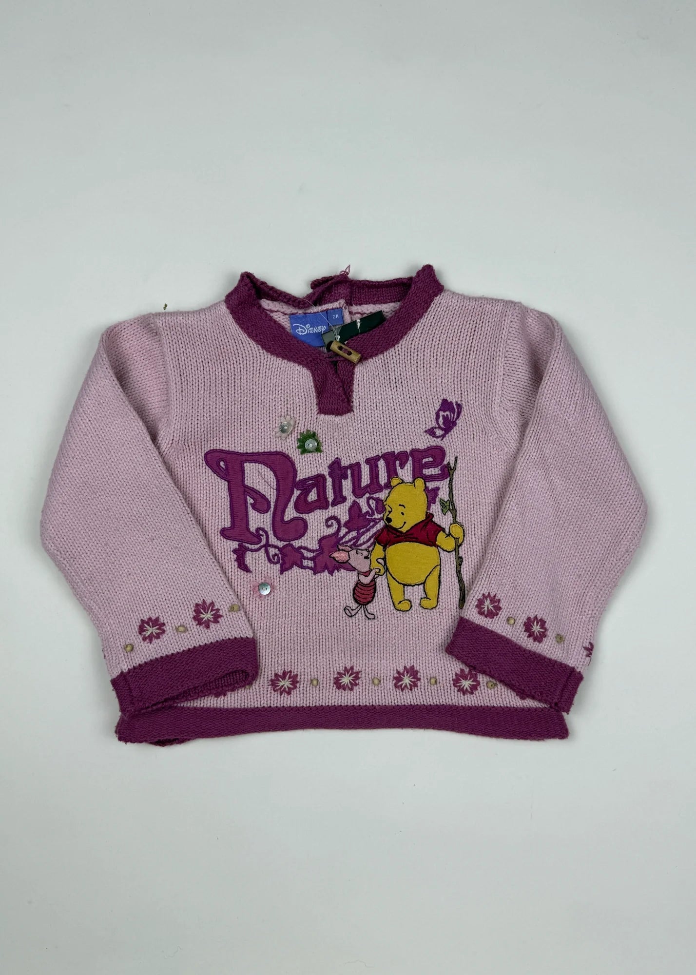 Secondhand Branded Girls Sweaters by Disney, Purple Acrylic fabric, Excellent condition, for Girls - Online Thrift Shop Karachi Pakistan