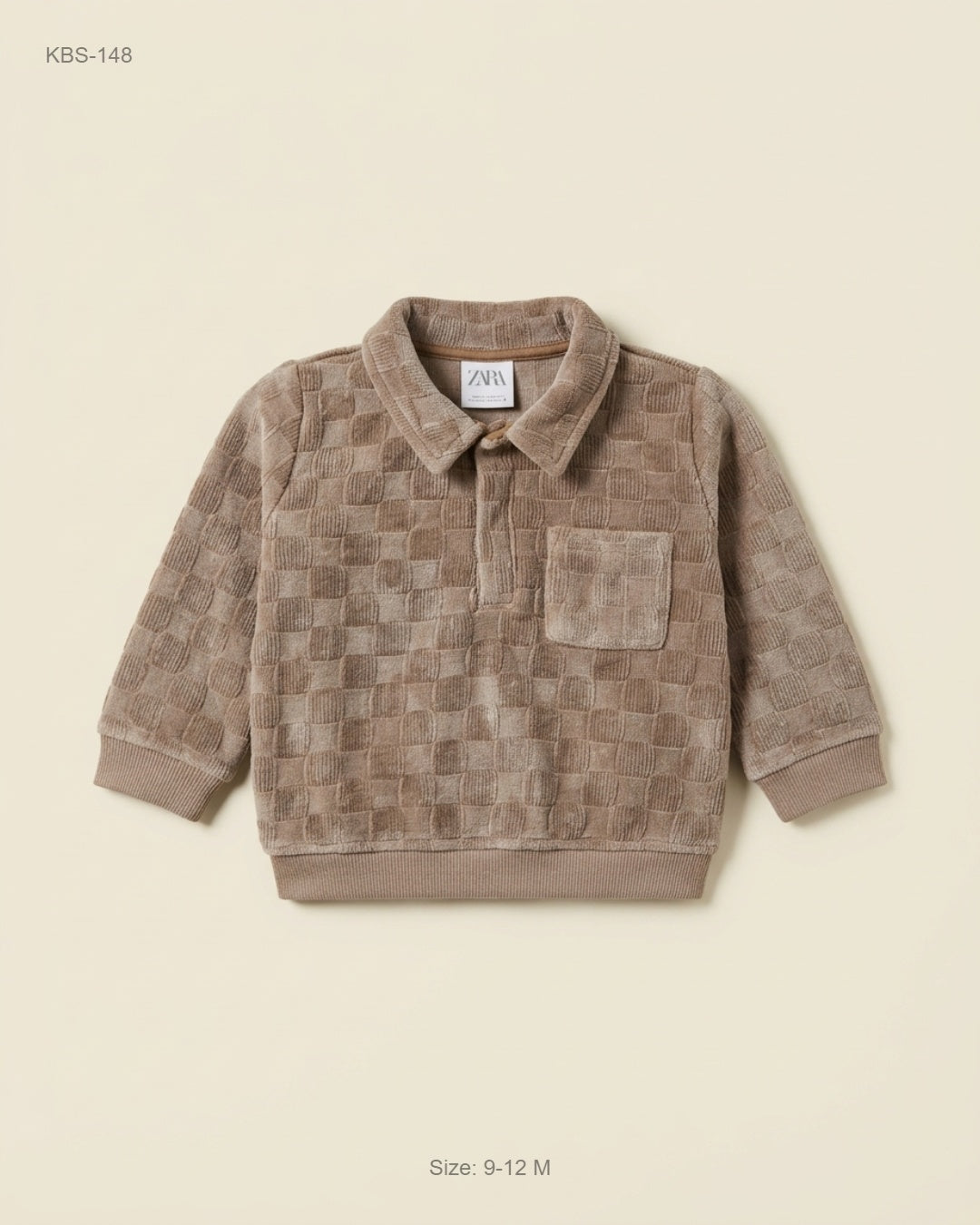 Shop Premium Boys Sweaters by George | Preloved Branded Clothes | Brown Polyester | Boys | OTS Thrift Store Peshawar Pakistan