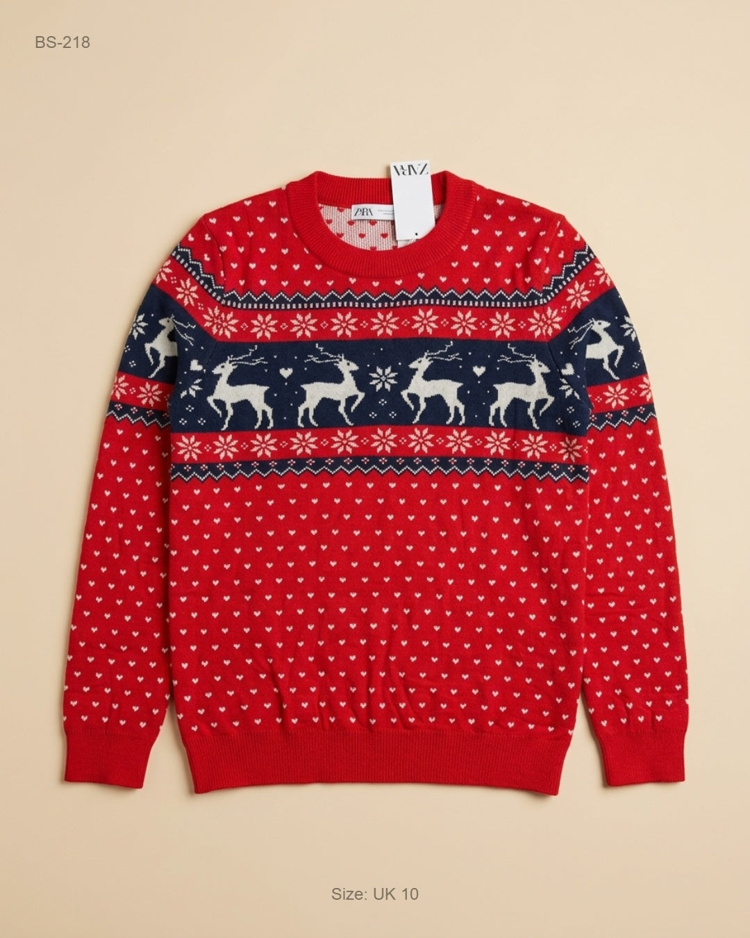 Preloved Premium Boys Sweaters by Primark, Red Polyester for Boys - OTS Thrift Shop Lahore Pakistan