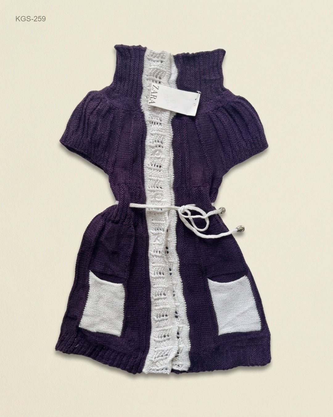Secondhand Branded Girls Sweaters by Unknown, Puple Cotton fabric, Premium condition, for Girls - Online Thrift Shop Islamabad Pakistan