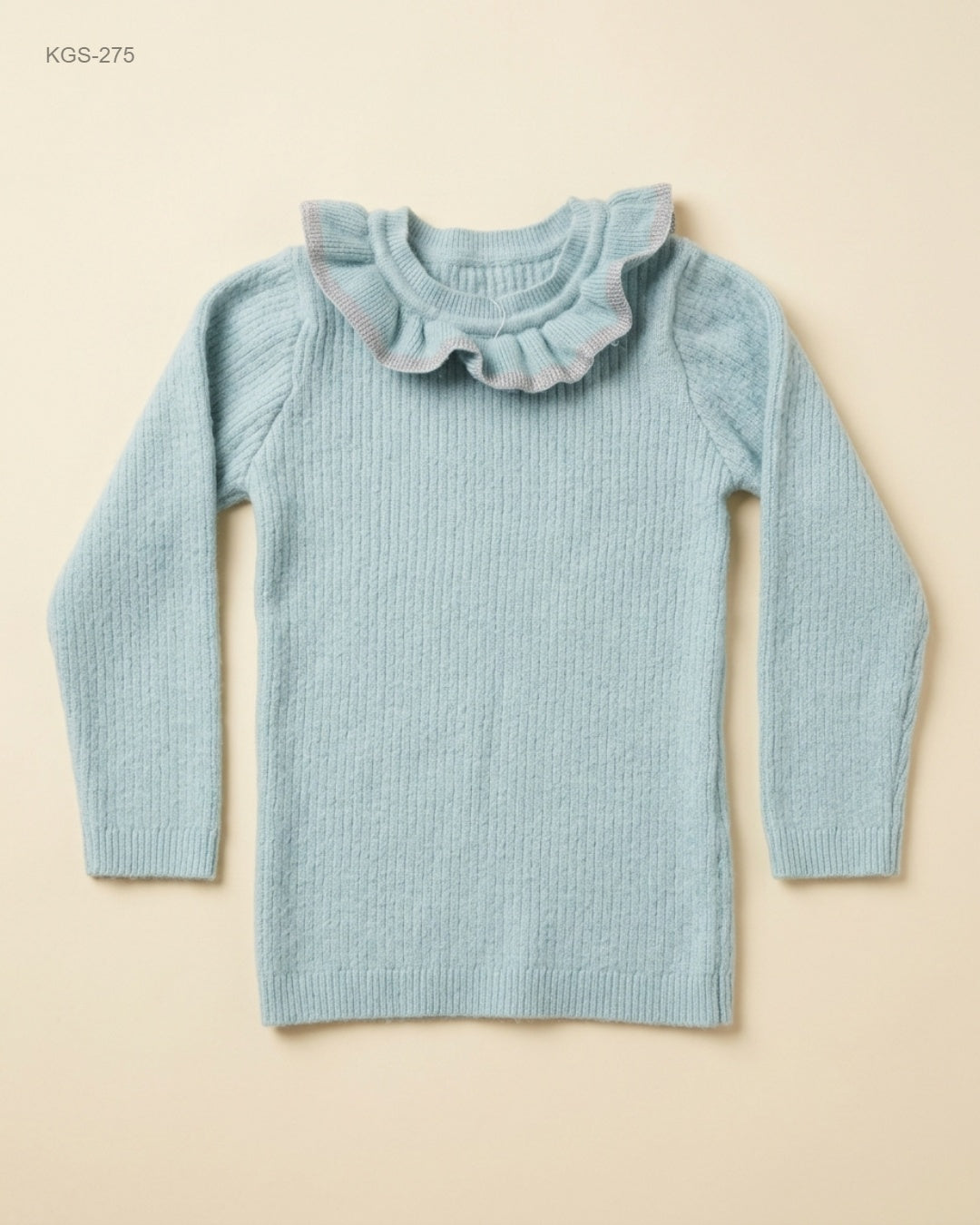 Girls Sweaters | Matalan | Preloved Branded | Ice Blue Cotton | Premium | OTS Thrift Store Lahore Pakistan