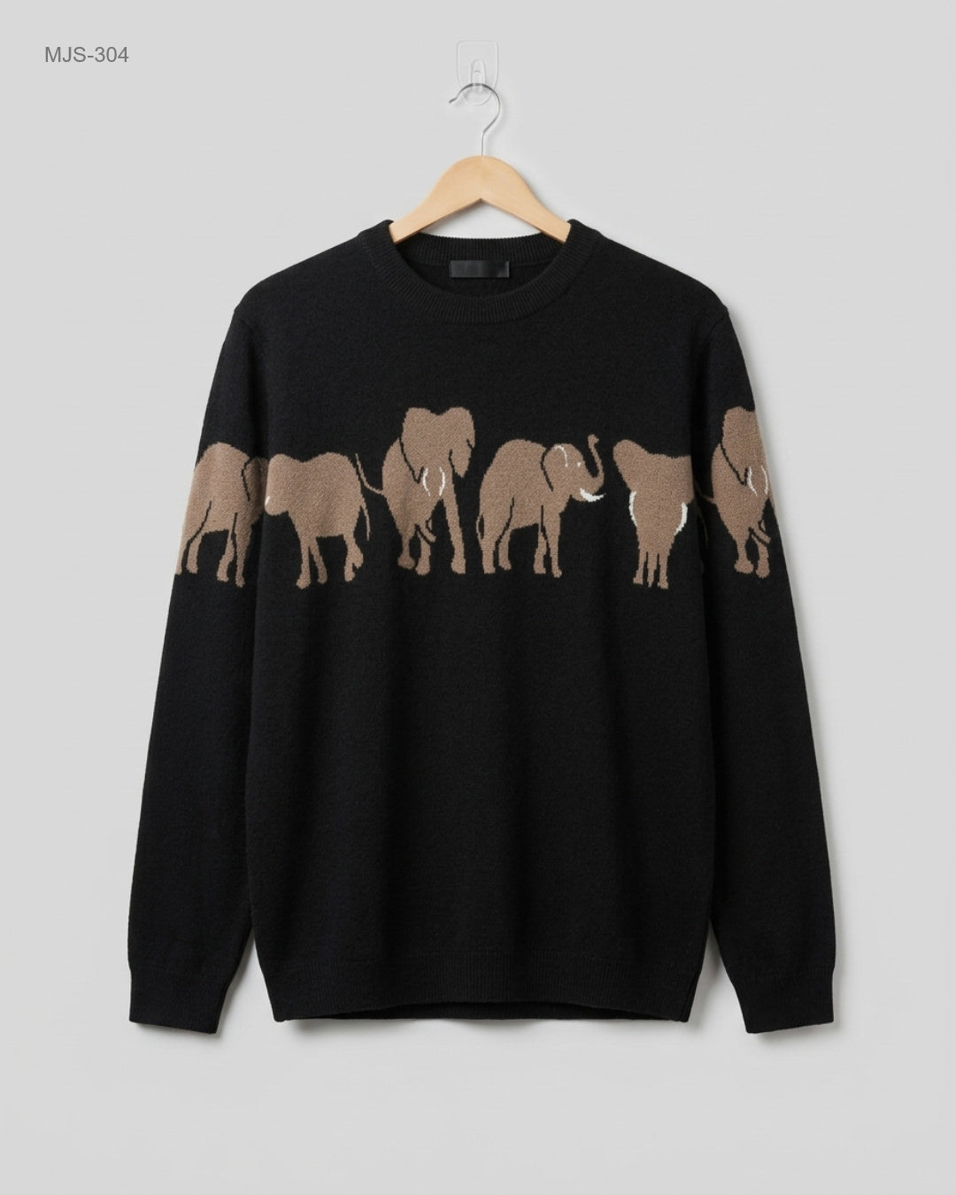 Preloved Premium Men Jumpers & Sweaters by Unknown, Black Cotton for Men - OTS Thrift Shop Islamabad Pakistan