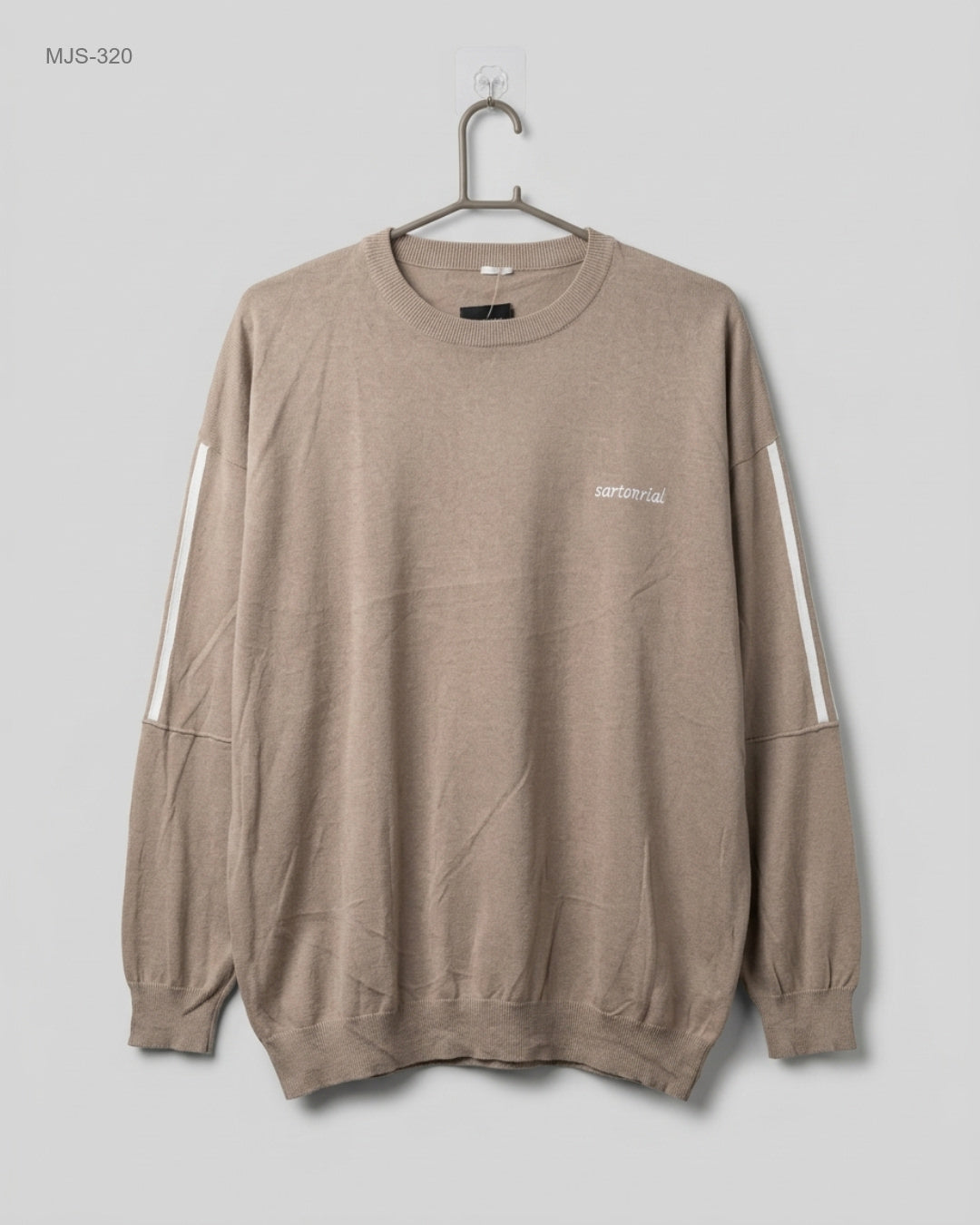 Shop Premium Men Jumpers & Sweaters by Unknown | Preloved Branded Clothes | BEIGE Cotton | Men | OTS Thrift Store Karachi Pakistan