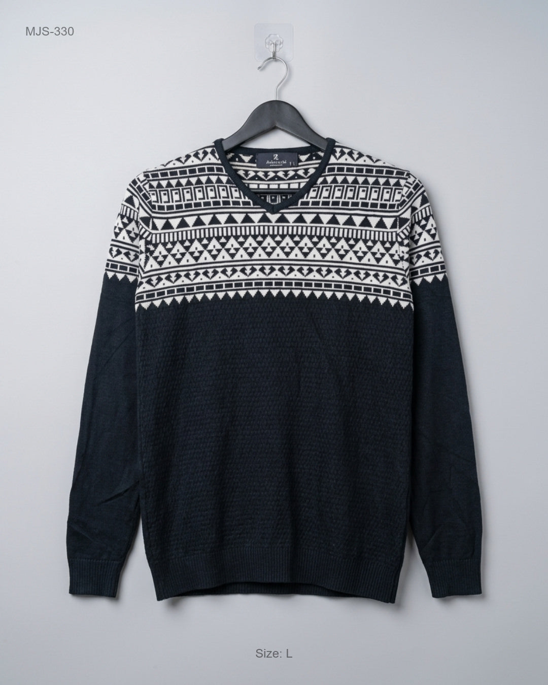 Secondhand Branded Men Jumpers & Sweaters by JIEKELUYISI, Black Cotton fabric, Premium condition, for Men - Online Thrift Shop Lahore Pakistan
