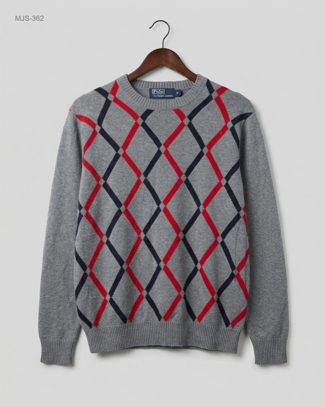 Men Jumpers & Sweaters | POLO RALPHLAUREN | Preloved Branded | GREY Cotton | Premium | OTS Thrift Store Peshawar Pakistan