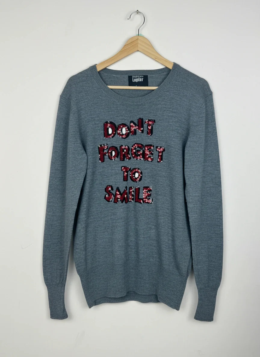 Men's Jumpers & Sweaters | markus lupfer | Preloved Branded | Gray Merino Wool | Good | OTS Thrift Store Lahore Pakistan