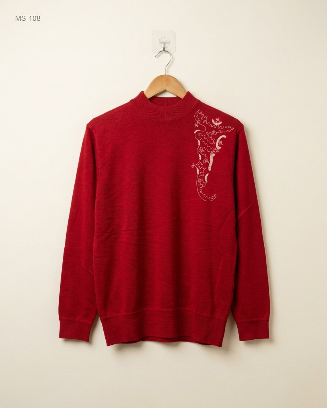UK Imported secondhand Winter Cardigans & Sweaters - Unknown brand, Red Polyester, Premium condition, for Men - Online Thrift Store Lahore Pakistan