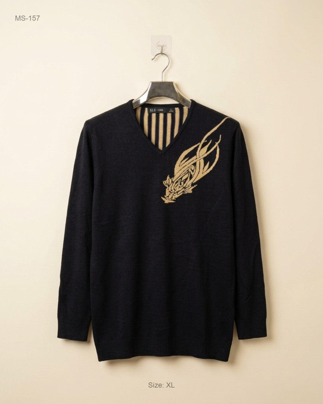 Preloved Premium Winter Cardigans & Sweaters by Unknown, Navy Blue Polyester for Men - OTS Thrift Shop Islamabad Pakistan