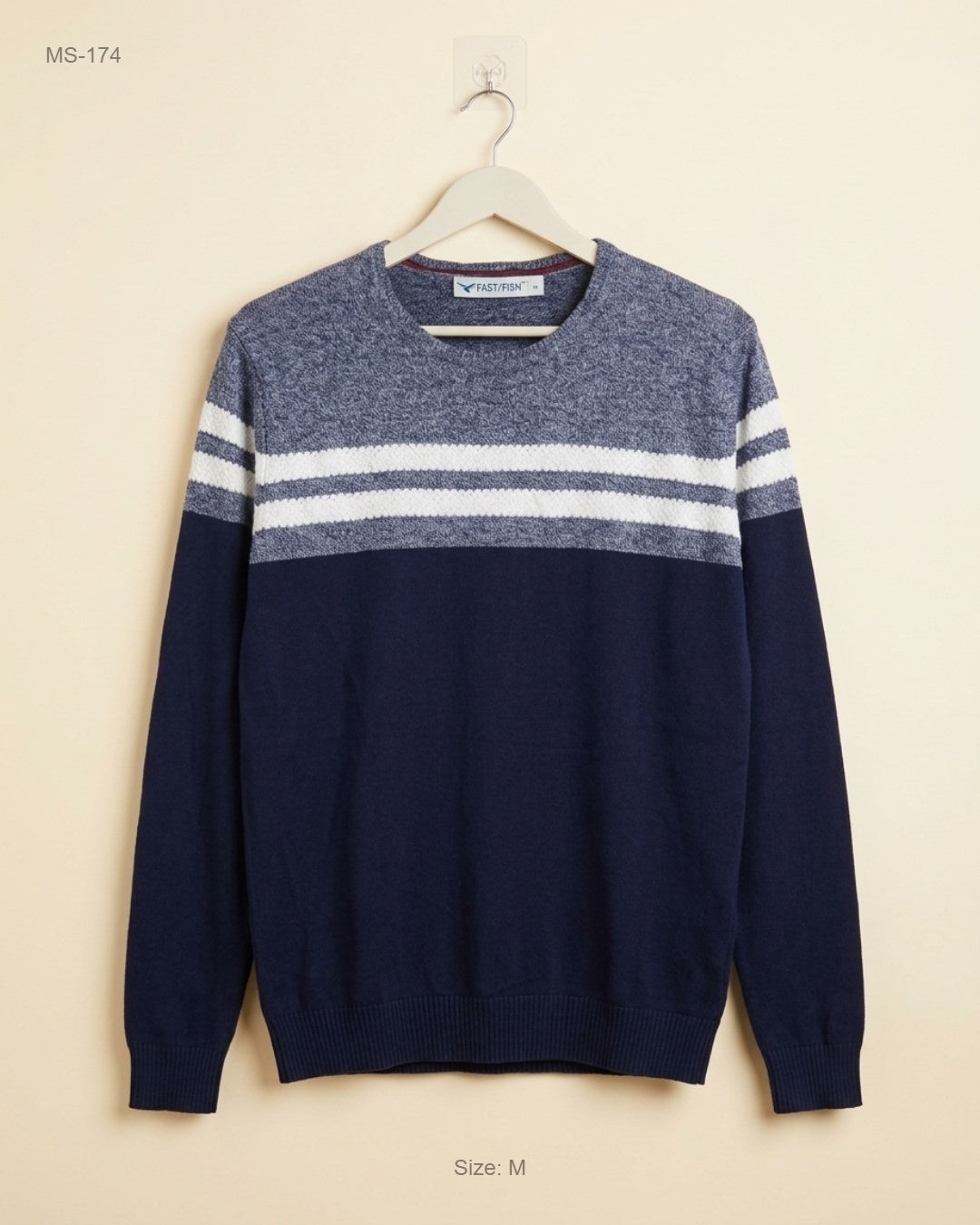 Preloved Premium Winter Cardigans & Sweaters by Unknown, RoyalBlue Polyester for Men - OTS Thrift Shop Peshawar Pakistan