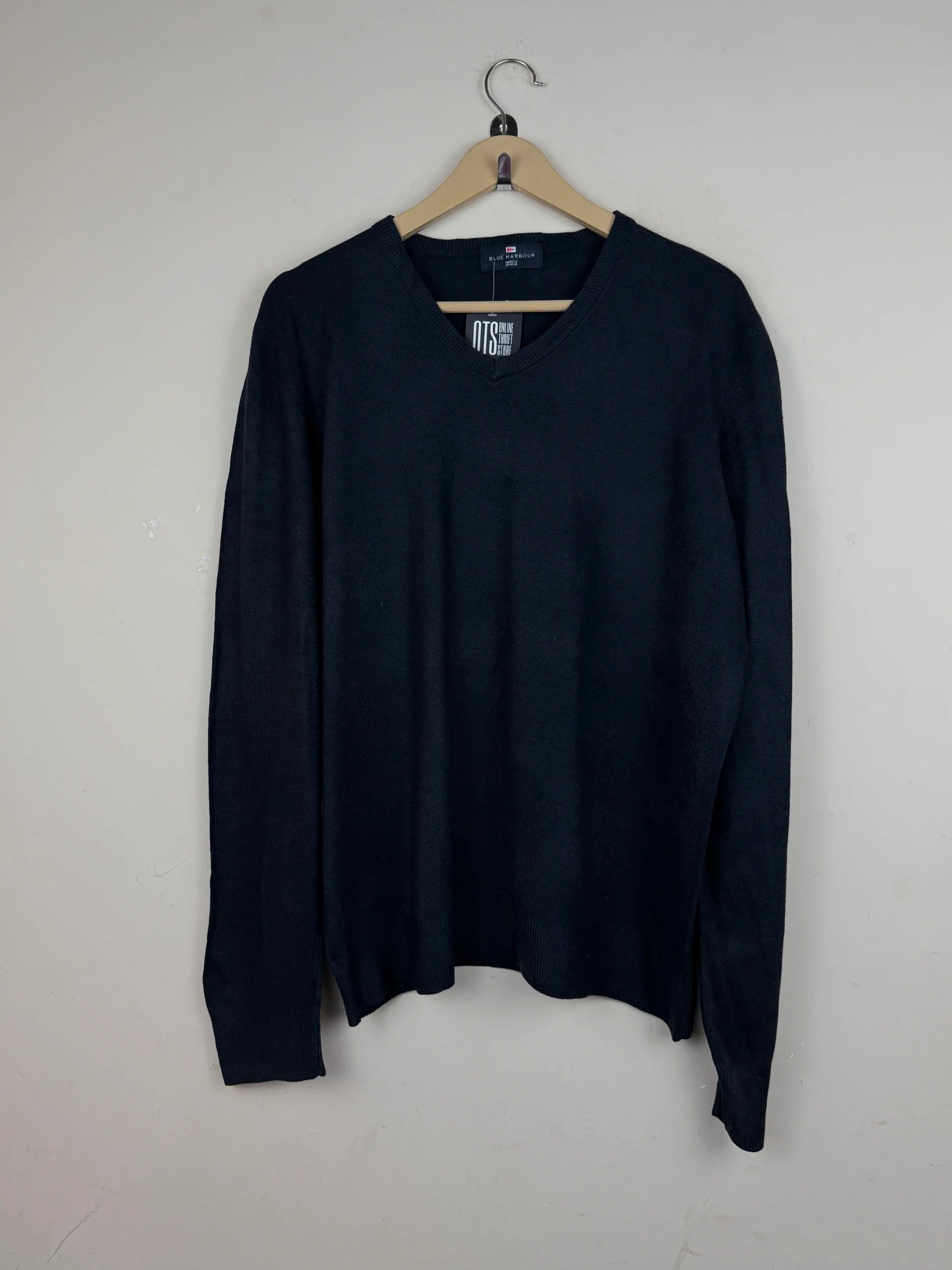 UK Imported secondhand Men's Jumpers & Sweaters - blue harbour brand, DarkBlue Acrylic, Good condition, for Men - Online Thrift Store Islamabad Pakistan