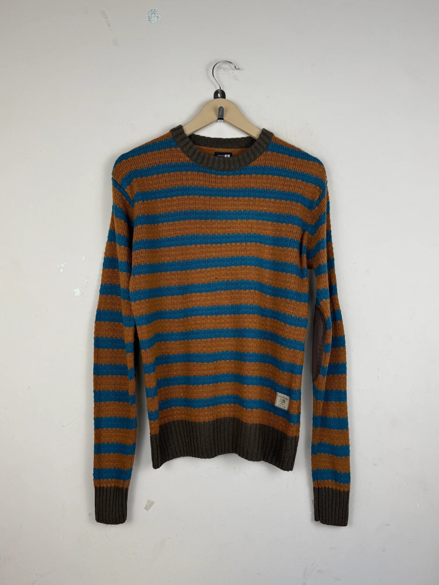 Preloved Excellent Men's Jumpers & Sweaters by Fishbone, Brown Wool for Men - OTS Thrift Shop Lahore Pakistan