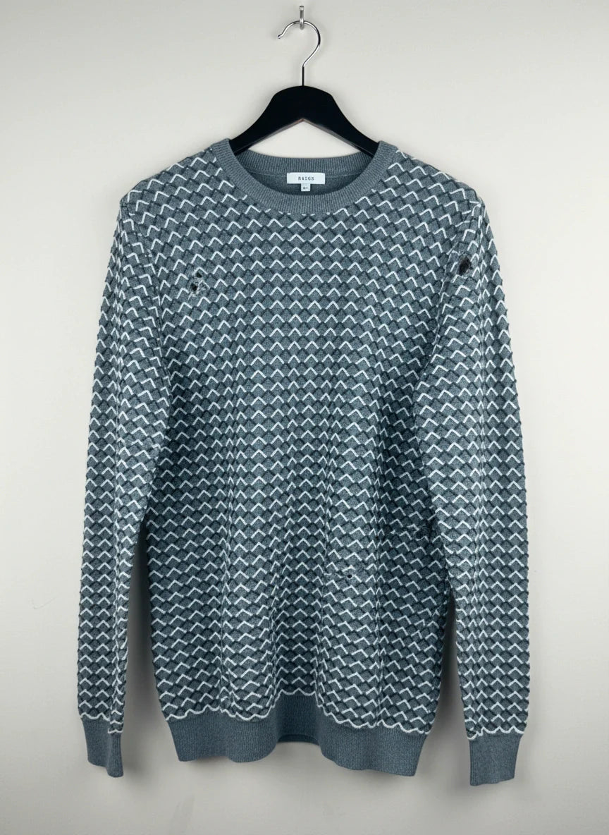 Premium Condition Men's Jumpers & Sweaters | Preloved Reiss | Grey Cotton | Thrift Shop for Men Sweaters Karachi Pakistan | OTS
