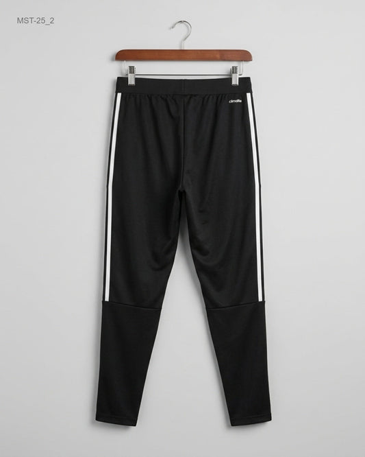 Preloved Men Sports Trousers by ADIDAS in Black Polyester for MENS - Premium Condition | OTS Pakistan (MST-25)