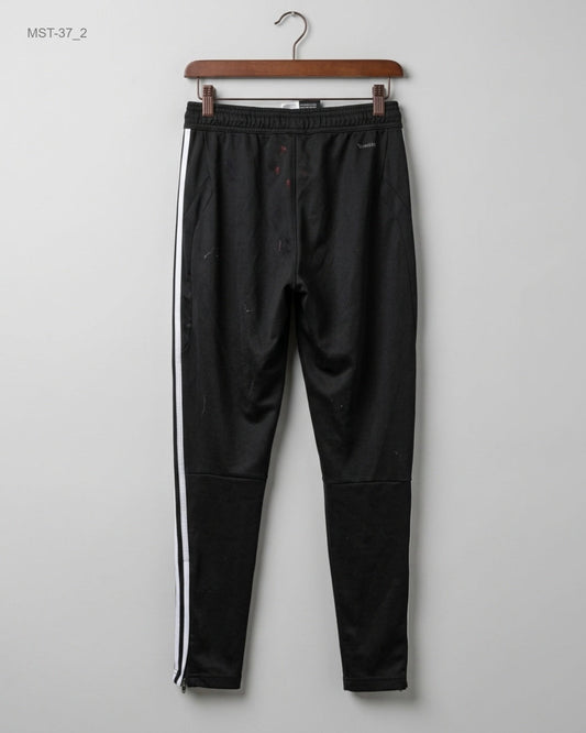 Preloved Men Sports Trousers by ADIDAS in Black Polyester for MENS - Premium Condition | OTS Pakistan (MST-37)
