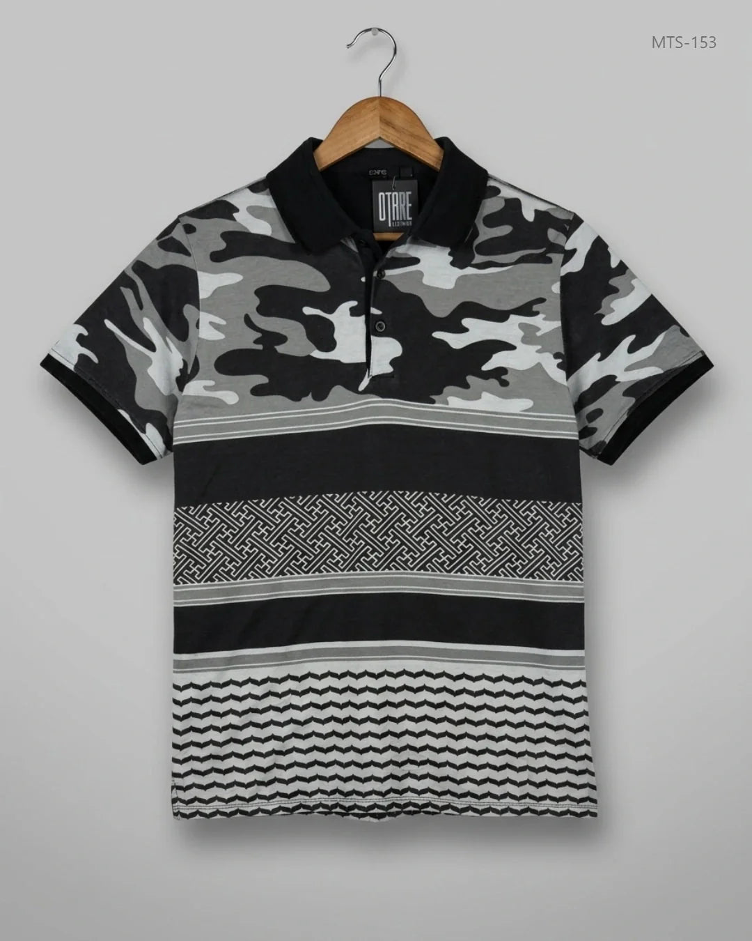 Mens Tshirts | ICONIC | Preloved Branded | Black Cotton | Excellent | OTS Thrift Store Islamabad Pakistan