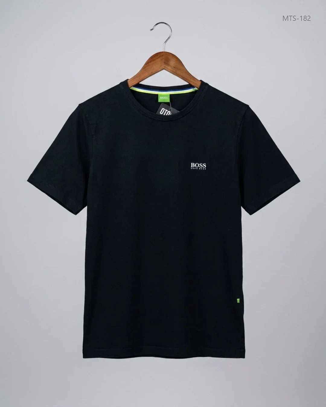 Mens Tshirts | BOSS | Preloved Branded | Black Cotton | Premium | OTS Thrift Store Islamabad Pakistan