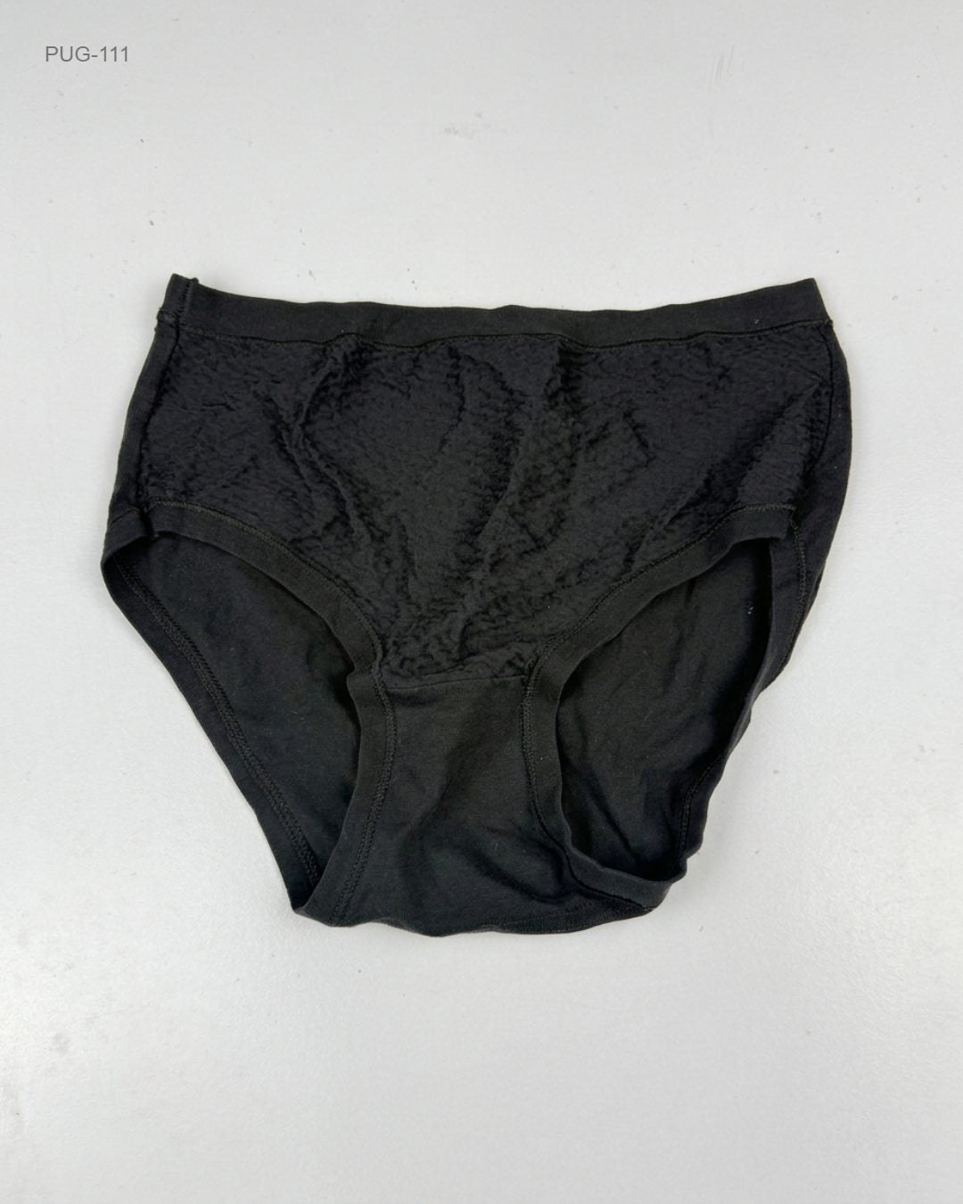 CUT LABEL Black High-Waist Briefs buy preloved clothing online Pakistan