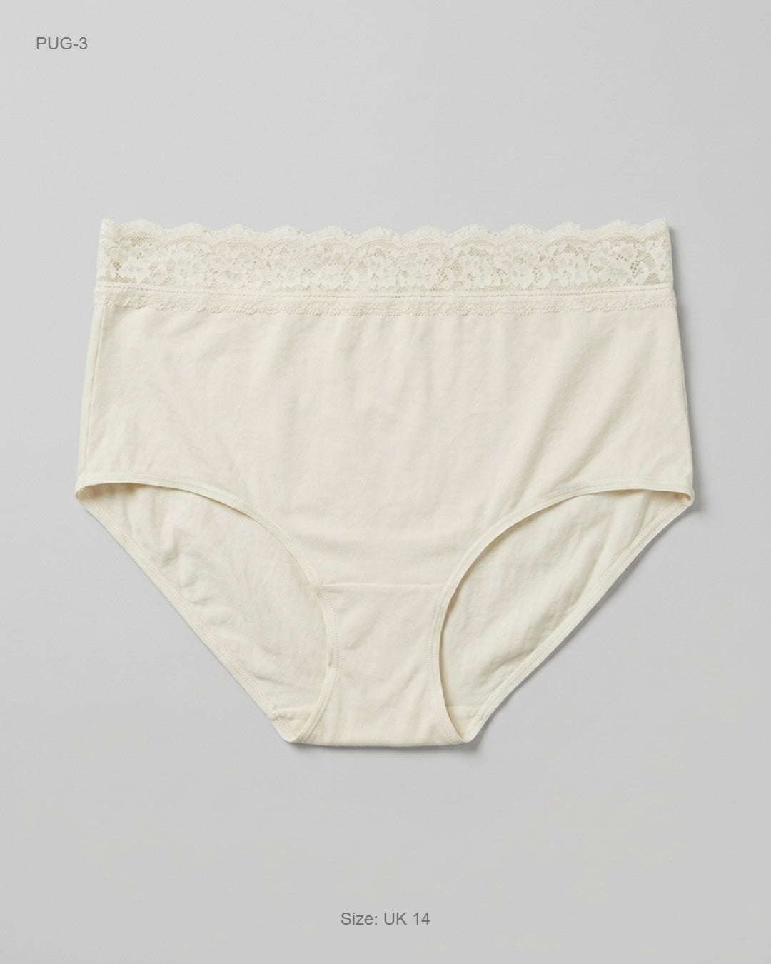 Marks & Spencer OffWhite High-Waist Lace Briefs buy preloved clothing online Pakistan