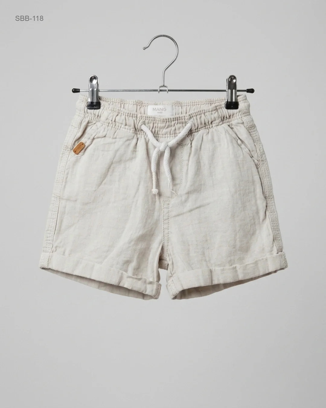 Shop Premium Boys Summer Bottoms by Mango | Preloved Branded Clothes | OffWhite Cotton | Boys | OTS Thrift Store Islamabad Pakistan