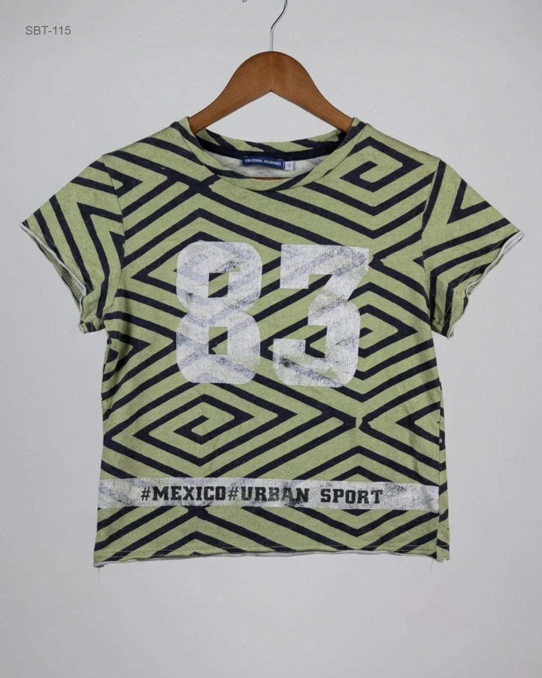 Shop Premium Boys Summer Tops by ORIGNAL MARINES | Preloved Branded Clothes | Green Cotton | Boys | OTS Thrift Store Lahore Pakistan