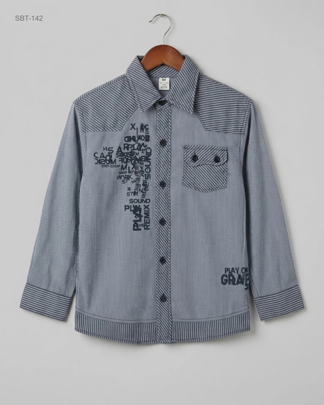 UK Imported secondhand Boys Summer Tops - STAR BOY brand, Gray Cotton, Premium condition, for Boys - Online Thrift Store Karachi Pakistan