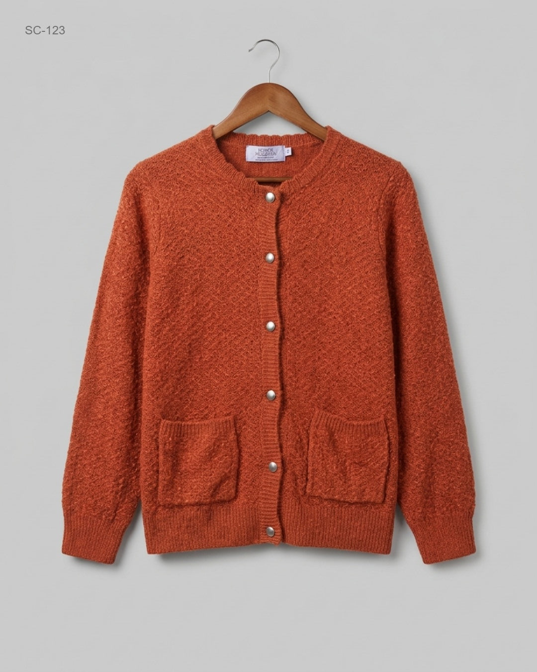 Secondhand Branded Short Cardigans by Honor Millburn, Maroon Acrylic fabric, Premium condition, for - Online Thrift Shop Lahore Pakistan