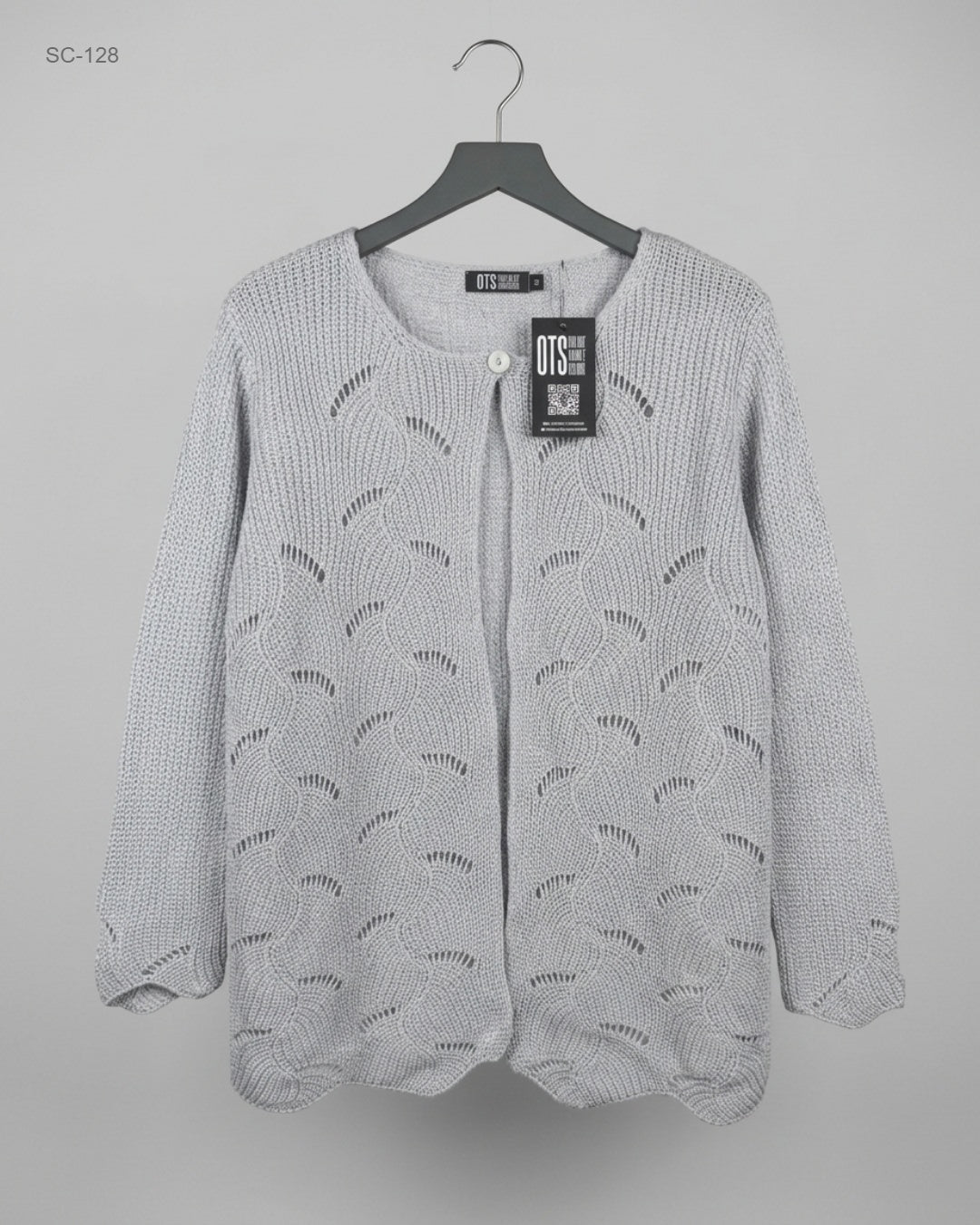 Premium Condition Short Cardigans | Preloved Envy | Gray Polyester | Thrift Shop for Lahore Pakistan | OTS