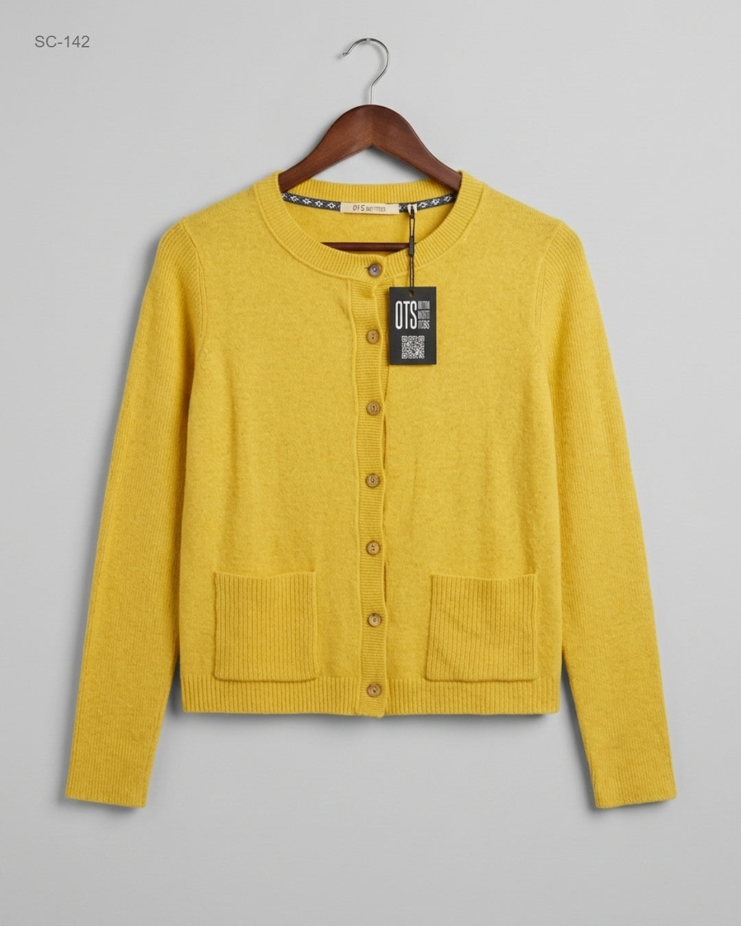 Short Cardigans | WRITE STUFF | Preloved Branded | Yellow Nylon | Premium | OTS Thrift Store Lahore Pakistan